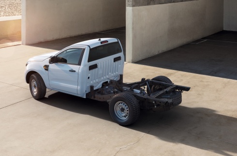 Ford Ranger pick-up nog veelzijdiger door toevoeging van chassis-cab model